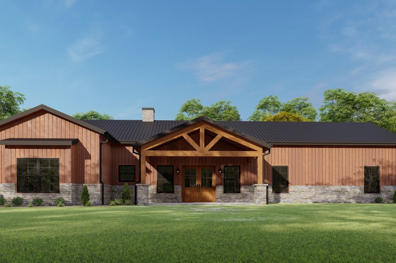 Dream House Plan - Craftsman Exterior - Front Elevation Plan #1092-56