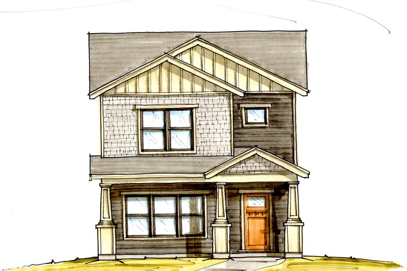 Architectural House Design - Exterior - Other Elevation for Craftsman House Plan #895-149 - 3 bed, 2.5 bath