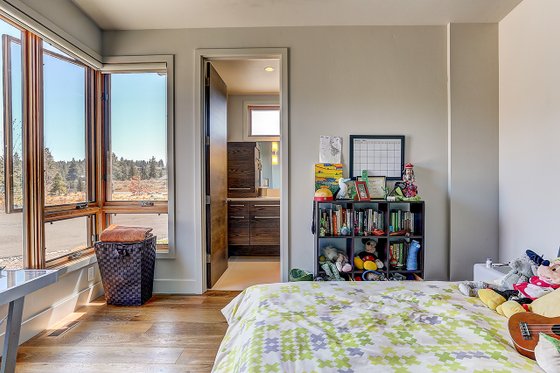 Interior - Bedroom 2 for Modern House Plan #892-12 - 3 bed, 3.5 bath