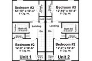 Country Style House Plan - 3 Beds 2 Baths 1245 Sq/Ft Plan #21-477 