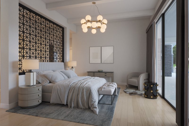 House Design - Interior - Master Bedroom 1 for Contemporary House Plan #930-546 - 3 bed, 3.5 bath