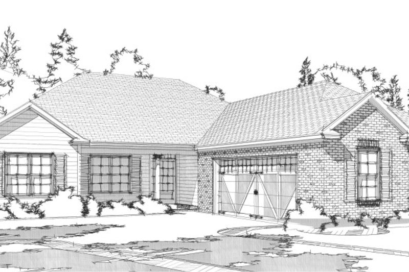 Traditional Style House Plan - 4 Beds 2 Baths 1636 Sq/Ft Plan #63-312