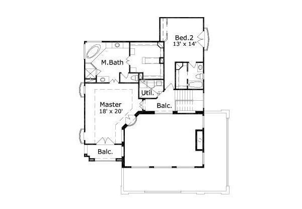 Mediterranean Floor Plan - Other Floor Plan #411-240