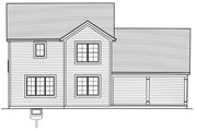 Traditional Style House Plan - 3 Beds 2.5 Baths 1664 Sq/Ft Plan #46-890 