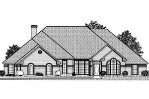 Traditional Exterior - Front Elevation Plan #65-182