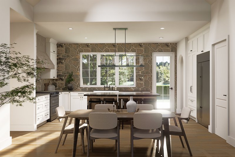 Dream House Plan - Interior - Kitchen for Craftsman House Plan #23-2843 - 3 bed, 2 bath