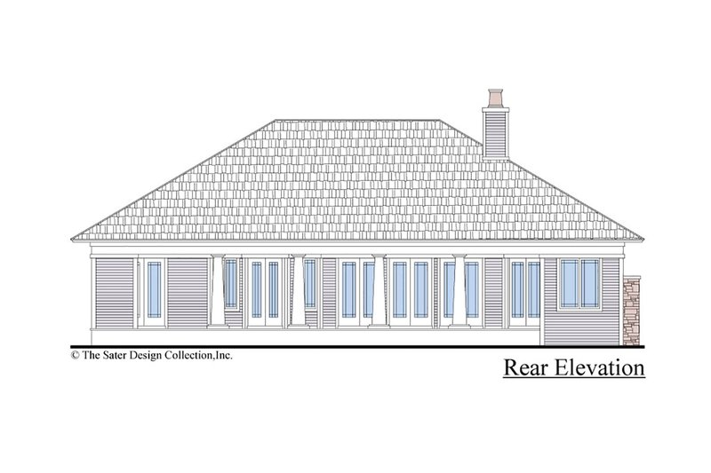 Dream House Plan - Exterior - Rear Elevation for Craftsman House Plan #930-499 - 3 bed, 2 bath