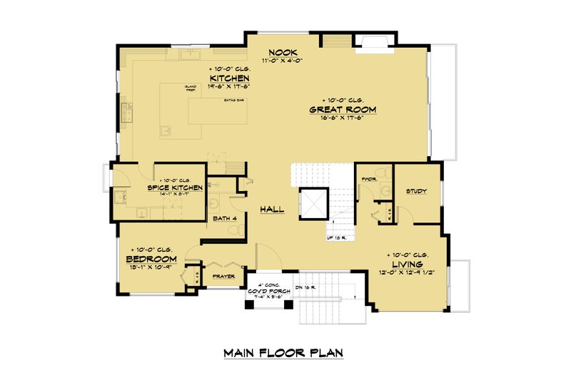 Modern Style House Plan - 7 Beds 8.5 Baths 5109 Sq/Ft Plan #1066-105 ...