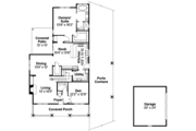 Craftsman Style House Plan - 3 Beds 2.5 Baths 2222 Sq/Ft Plan #124-611 