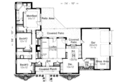 Traditional Style House Plan - 3 Beds 2 Baths 1876 Sq/Ft Plan #310-220 