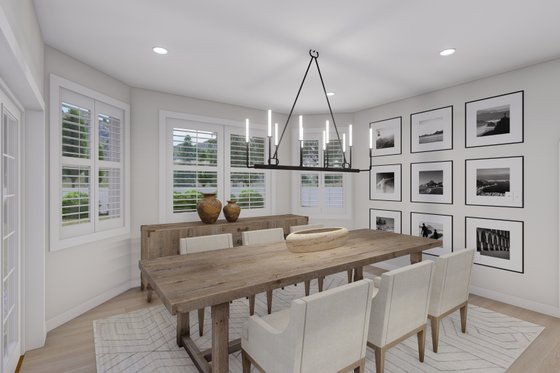 Interior - Dining Room for Traditional House Plan #1060-107 - 3 bed, 2.5 bath