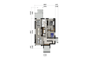 Contemporary Style House Plan - 6 Beds 3 Baths 3555 Sq/Ft Plan #25-4555 