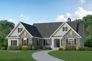 Traditional Style House Plan - 3 Beds 3 Baths 2028 Sq/Ft Plan #929-959 