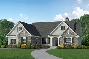 Traditional Exterior - Front Elevation Plan #929-959