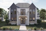 European Style House Plan - 3 Beds 2.5 Baths 1754 Sq/Ft Plan #455-711 Exterior 