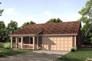 Cottage Style House Plan - 1 Beds 1 Baths 496 Sq/Ft Plan #57-400 