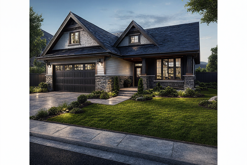 Dream House Plan - Craftsman Exterior - Front Elevation Plan #515-47