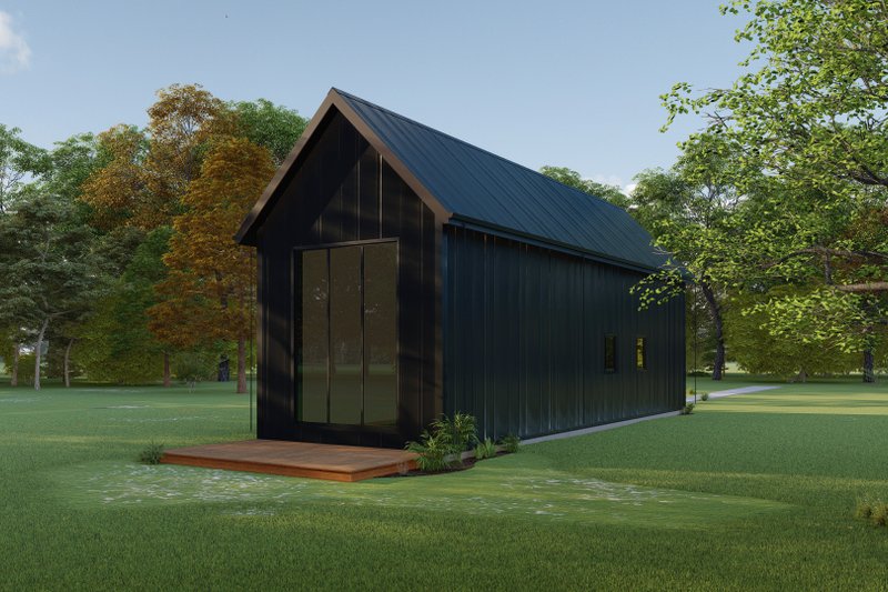 Architectural House Design - Exterior - Other Elevation for Contemporary House Plan #1092-11 - 1 bed, 1 bath