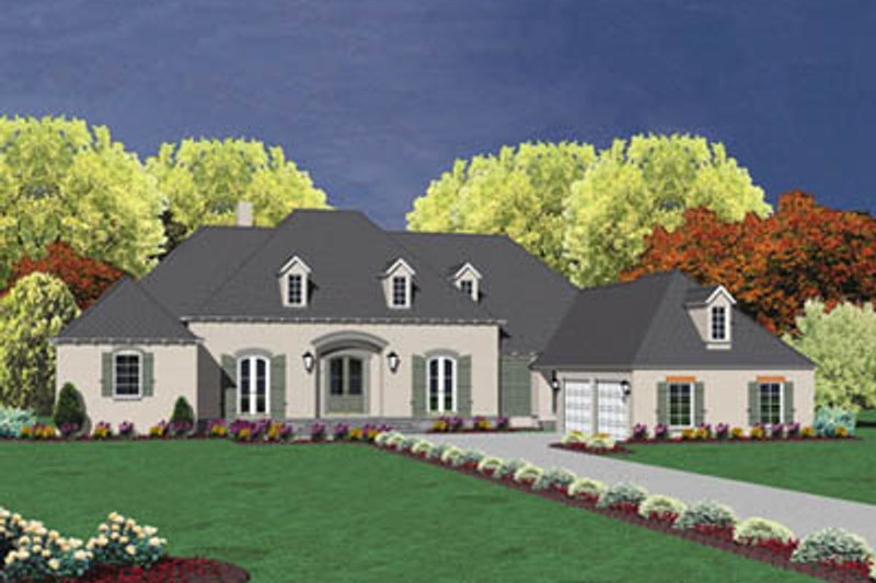 Dream House Plan - European Exterior - Front Elevation Plan #36-246