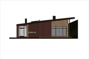 Modern Style House Plan - 3 Beds 1 Baths 1147 Sq/Ft Plan #906-25 