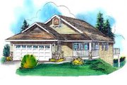Ranch Style House Plan - 3 Beds 3 Baths 1734 Sq/Ft Plan #18-4518 