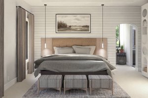 Interior - Master Bedroom 1 for Farmhouse House Plan #455-211 - 3 bed, 3 bath