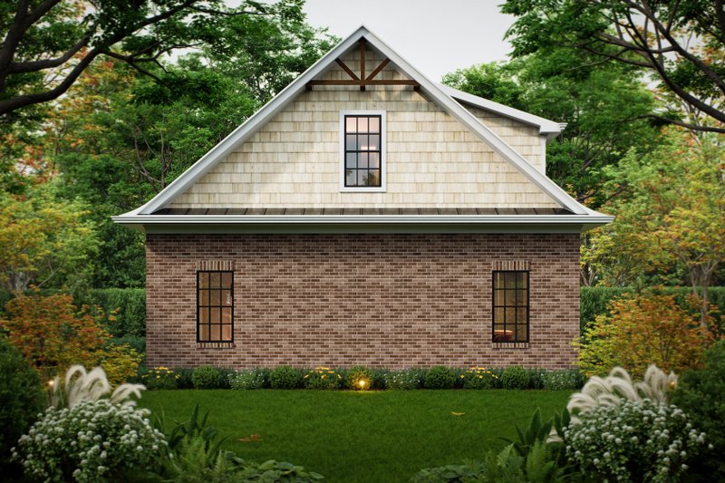 Dream House Plan - Exterior - Rear Elevation 2 for Traditional House Plan #54-719, 0 bath