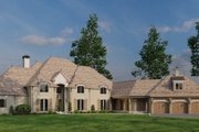 European Style House Plan - 4 Beds 3.5 Baths 4808 Sq/Ft Plan #923-392 