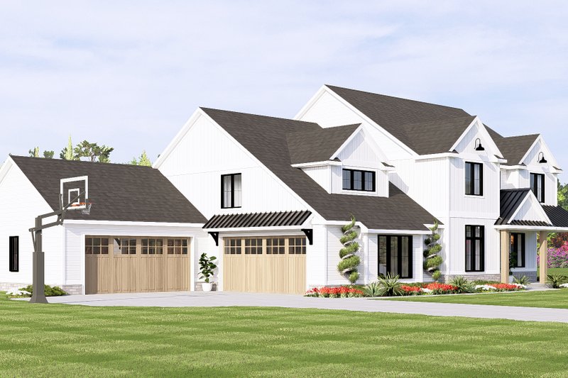 Home Plan - Exterior - Other Elevation 2 for Farmhouse House Plan #1064-113 - 5 bed, 4.5 bath
