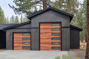 Home Plan - Contemporary Exterior - Front Elevation Plan #1105-6