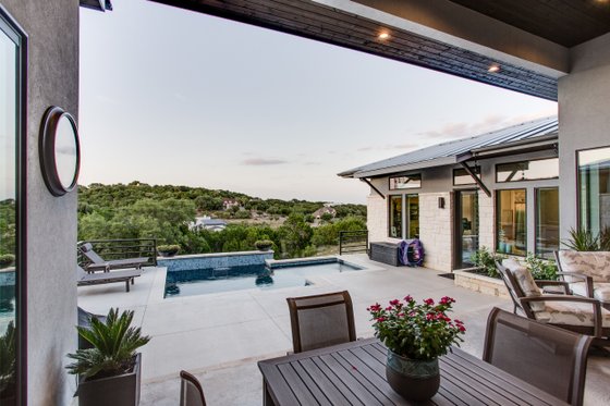 Exterior - Outdoor Living 2 for Contemporary House Plan #935-14 - 4 bed, 4 bath