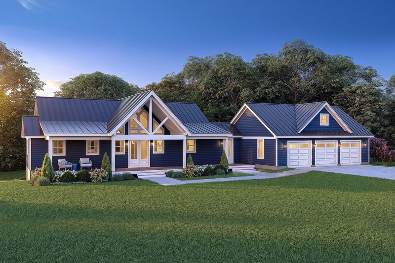 Dream House Plan - Exterior - Front Elevation for Country House Plan #932-1432 - 2 bed, 2 bath