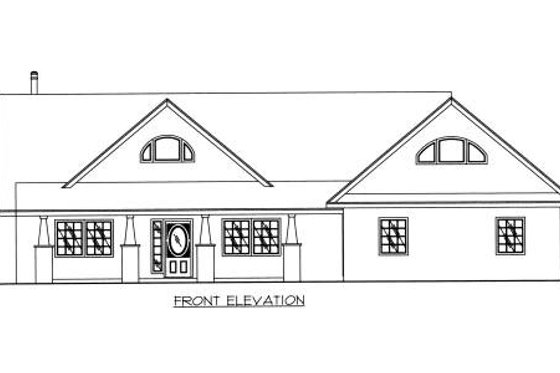 Exterior - Other Elevation House Plan #117-564 - 2 bed, 2.5 bath