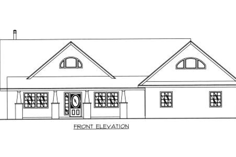 Dream House Plan - Exterior - Other Elevation House Plan #117-564 - 2 bed, 2.5 bath