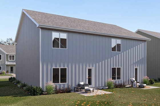 Exterior - Other Elevation 2 for Farmhouse House Plan #455-707 - 4 bed, 2.5 bath
