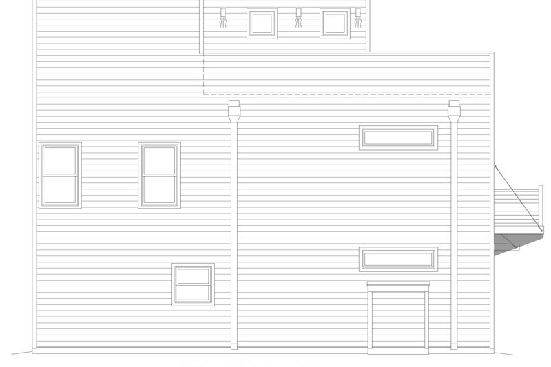 Architectural House Design - Exterior - Other Elevation for Contemporary House Plan #932-1449 - 2 bed, 3 bath