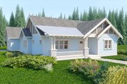 Bungalow Style House Plan - 3 Beds 2.5 Baths 1887 Sq/Ft Plan #434-6 