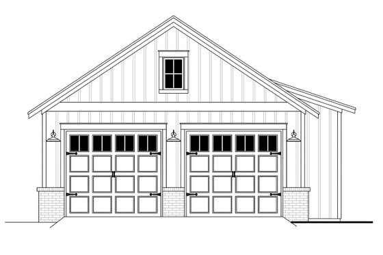 Exterior - Other Elevation for Farmhouse House Plan #430-267, 0 bath