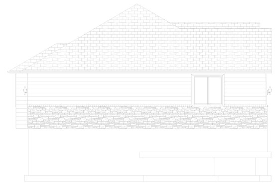 Exterior - Other Elevation 1 for Traditional House Plan #1060-188 - 3 bed, 2 bath