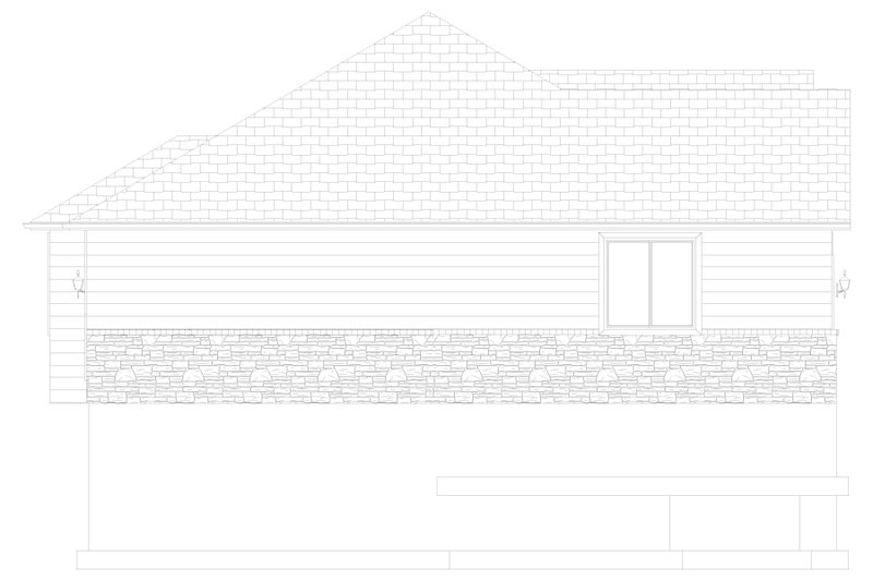 House Design - Exterior - Other Elevation 1 for Traditional House Plan #1060-188 - 3 bed, 2 bath
