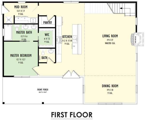 Barndominium Floor Plan - Main Floor Plan #1092-29