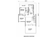 Contemporary Style House Plan - 3 Beds 2 Baths 1155 Sq/Ft Plan #116-110 