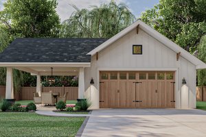 Traditional Exterior - Front Elevation Plan #455-37