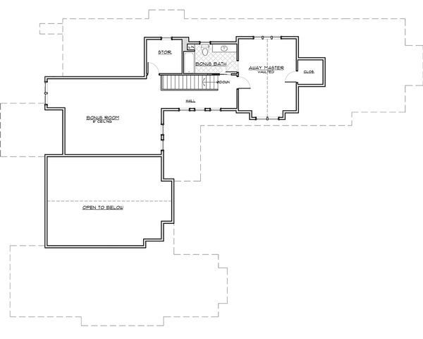Architectural House Design - Craftsman Floor Plan - Upper Floor Plan #892-4