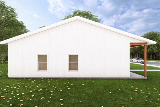 Exterior - Other Elevation for Ranch House Plan #1127-16 - 2 bed, 2 bath