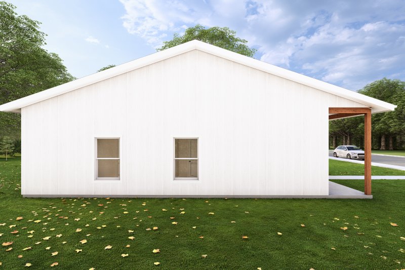 Dream House Plan - Exterior - Other Elevation for Ranch House Plan #1127-16 - 2 bed, 2 bath