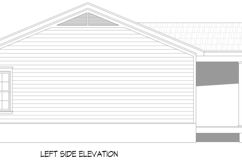 Dream House Plan - Exterior - Other Elevation for Country House Plan #932-1418 - 3 bed, 2 bath