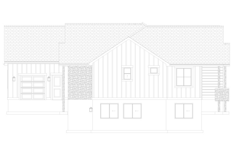 Dream House Plan - Exterior - Other Elevation for Farmhouse House Plan #1060-426 - 2 bed, 3.5 bath
