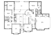 Tudor Style House Plan - 4 Beds 2 Baths 2311 Sq/Ft Plan #36-392 