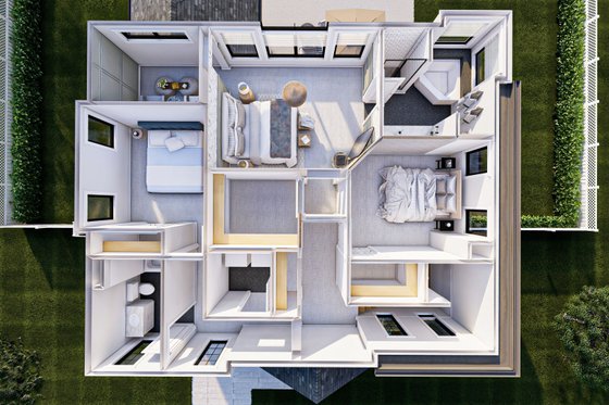 Interior - Other for European House Plan #455-177 - 3 bed, 2.5 bath